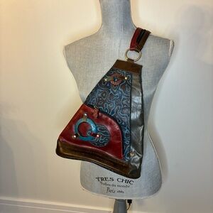 Cirque du Soleil Stylish Multicolor Women's backpack , bag with multiple pockets